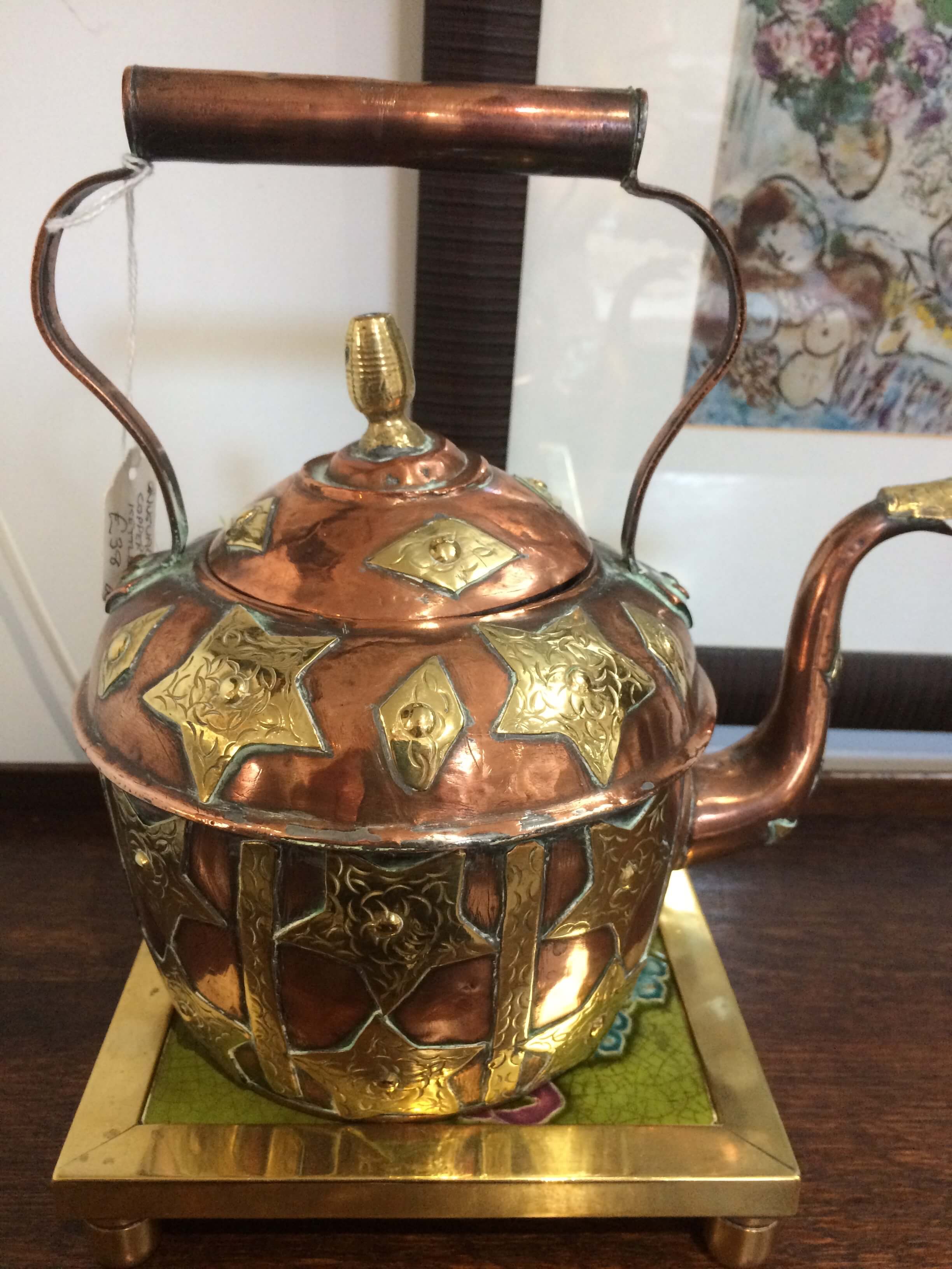Copper and Brass Kettle